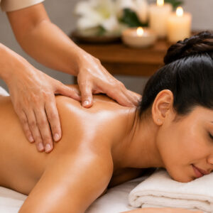 back and shoulder massage