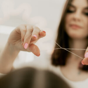 threading-forehead